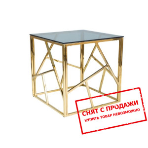 Стол журнальный Signal Escada B Стекло дымчатое/зо...